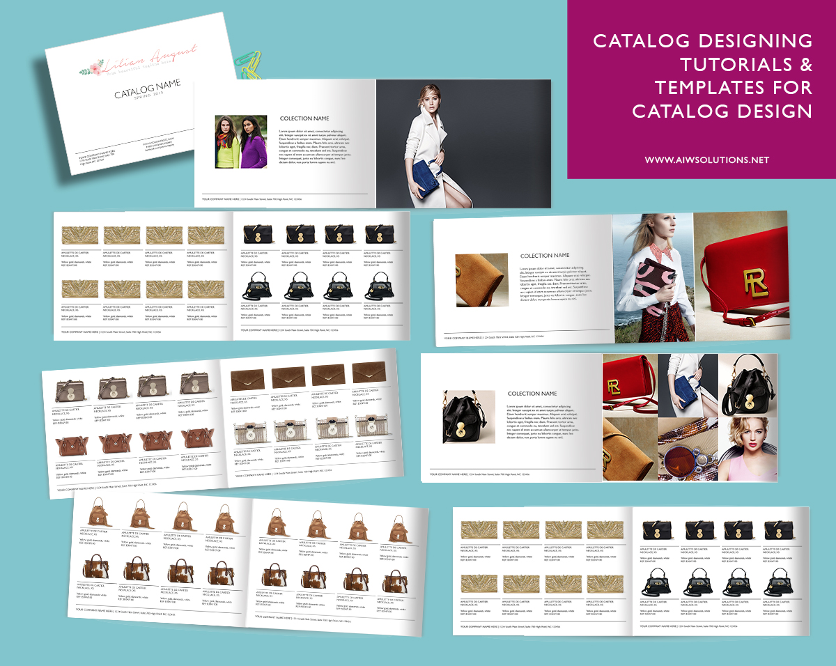 CATALOG DESIGNING TUTORIALS & TEMPLATES FOR CATALOG DESIGN